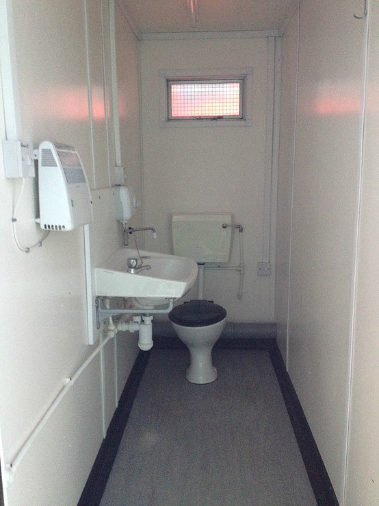 12ft x 8ft Refurbished Shipping Container Toilet Block for sale Cubicle