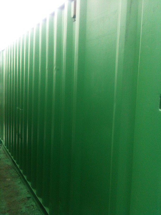 Green 20ft x 8ft Used Shipping Container
