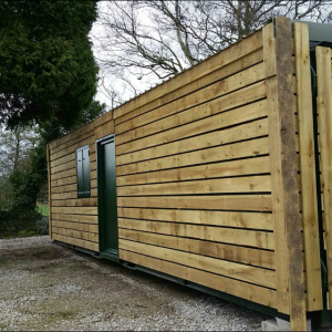 32ft x 8ft Fully clad, fully insulated portable office