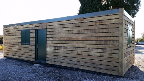 32ft x 8ft Fully clad, fully insulated portable office